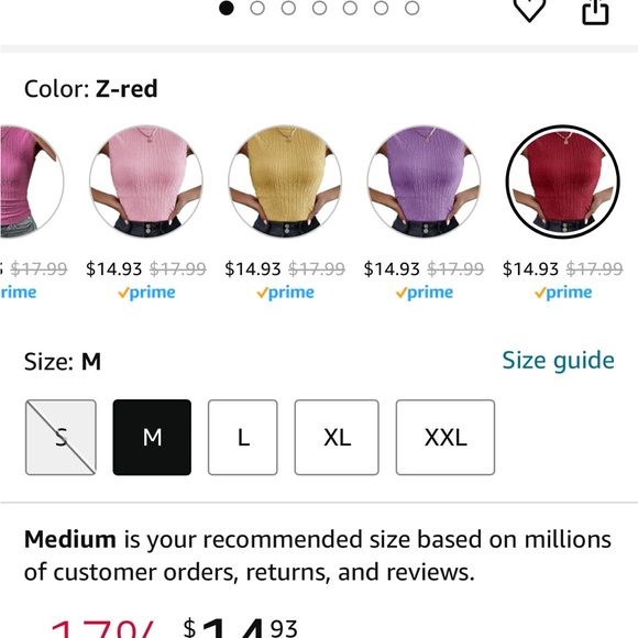 NWOT red tank top - Picture 6 of 6